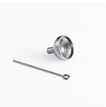 Polished stainless steel mini funnel set with needle for perfume and cremation jewelry - Funnel Filling Tool Kit