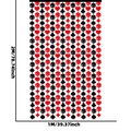Vista dettagliata della tenda per feste a tema casino con semi di carte da 1M x 2M - Elementi del Poker (Tenda a Pioggia a Tema Casinò) / 1*2 Metri