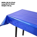 Tovaglia laser blu scuro 1x2m per decorazione festa di svelamento neonato - Tovaglia Laser Blu Scuro / 1M*2.7M