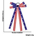 Coletero con lazo de bandera americana con rayas rojas blancas y estrellas - Estilo C (Puntos Rojos Blancos Azules)