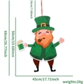 Tabella taglie dettagliata per la decorazione sospesa folletto San Patrizio 68 cm - Stile Leprechaun
