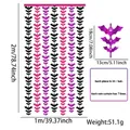 Tenda di tinsel a pipistrello Halloween viola e nero, 1x2m decorazione murale per feste - Viola Nero Rosso Rosa Pipistrello (1*2m)