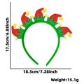 Christmas elf headband with red and green glitter hats for adults and kids - Elf Hat Style
