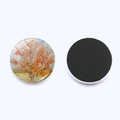 Van Gogh oil painting 30mm glass fridge magnets with strong magnetic back for home decor - Impressionist Oil Painting (JY001950-12)