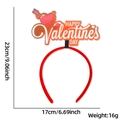 Cerchietto di San Valentino con cuore e freccia di Cupido misure 23cm per 17cm - Tiro con l'Arco Cuore Lettere