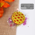 Glittery Thanksgiving turkey hair clip for kids with mesh and pumpkin autumn elements - Pie Style