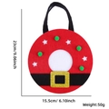 Kerstcadeautas van vilt met riemgesp en sterversiering voor kinderen - Kerst Draagtas / Kerstriem Stijl