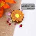 Glittery donut hair clip with tulle and stars for children party hair decoration - Turkey Wing Style