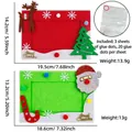 Cadres photo de Noël DIY en feutre avec motifs de renne et de Père Noël - 2 Pièces/Ensemble / Cadre Photo de Noël