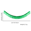Grüner Metallic-Glitzervorhang-Banner mit Maßen von 2 Metern mal 20 Zentimetern - 20CM*200CM / Grün