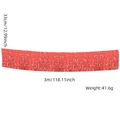Tenda a frange con stelle rosse per feste, lunghezza 3m e altezza 33cm per pareti - 33CM*300CM / Rosso