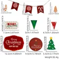 Detailed size specifications for Christmas tiered tray wooden decorations set in cm and inches - Tiered Tray Wooden Sign / Christmas Candy Cane Triangle Style