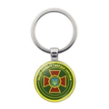 Ukraine National Guard logo pendant keychain with military emblem on a metal ring - National Guard Emblem Style (JY006299-4)