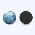 Solar system galaxy planet glass fridge magnet with magnetic backing for home decor - Dark Blue Planet Style (JY003514-10)