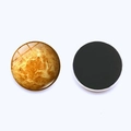 30mm Venus solar system glass fridge magnet with creative magnetic backing for whiteboards - Venus Style (JY003514-11)