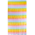 Rainbow gradient fringe curtain background for birthday parties and wedding decorations - 1M*1M Macaron Gradient Light Color