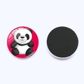 Vorder- und Rückseite des 25mm Panda Glas-Kühlschrankmagnets für das Whiteboard - Jy003540-2