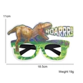 Occhiali divertenti dinosauro per bambini con testo Roarrr e design T-Rex 11x18,5cm - Taglia unica / Stile A