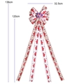 Lazo decorativo patriótico de EE. UU. para árbol con diseño de camión de bandera americana - Estilo de Camión con Bandera Estadounidense