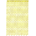 Bright yellow dove-shaped tinsel curtain with metallic foil finish for party backgrounds - Gold