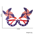 USA Independence Day party glasses with star-spangled windmill decor and 17cm width - Windmill Style