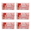 Set of 6 pink mailbox candy boxes with Happy Valentine's Day heart design - Pink