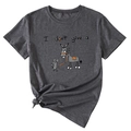 Detail of dark grey T-shirt featuring rat and donkey graphic with a stylish front side knot - Black Heather Grey