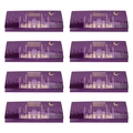 Set di 8 portasoldi viola Eid Mubarak con disegni dorati di moschea e mezzaluna - Viola