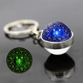 Porte-clés Scorpion en verre avec effet lumineux vert brillant dans le noir - Scorpion (JY006760)