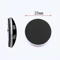 Minimalistischer 25mm runder mattschwarzer Kristallglas Kühlschrankmagnet für Dekoration - 25mm Stil