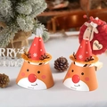 Creative reindeer-shaped Christmas candy gift boxes with festive Xmas snowflake design - Christmas Reindeer / 10.5*10.5*14.5cm (Pack of 10)