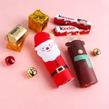 Biglietti natalizi con Babbo Natale e Renna per confezionare cioccolatini e caramelle - 6 Renna + 6 Babbo Natale + 3 Adesivi / 22.5*12.5cm