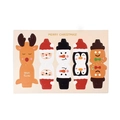 Christmas cartoon lollipop cards with Santa, reindeer, and snowman festive packaging - Christmas Series / 23cmx15.5cm