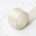 Rol crèmekleurig satijnen lint met zijdeglans voor luxe geschenkverpakkingen - 1.5cm x 25 Yards / Beige