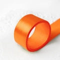 Nastro di raso in poliestere arancione brillante per decorare scatole regalo festive - 1cm*25 Iarde; Arancione