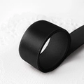 Elegantes 23m schwarzes Satinband aus Polyester für Geschenke und Hochzeitsdeko - 1.5cm x 25 Yards / Schwarz