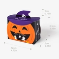Boîte à bonbons citrouille Halloween créative avec chapeau et dimensions 12x6x8.5cm - Citrouille / 12*6*8.5cm(Pack de 10)