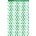 Green bird-themed tinsel curtain for Christmas and party backdrop wall decoration - Green