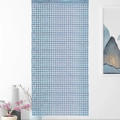 Light blue holographic square fringe curtain for laser party backdrop decoration - 1m*2m / Light Blue