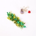 Groene en gouden feestelijke slingers met hartjespailletten voor partydecoratie - Hart Groen (5492921552100)