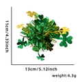Fermaglio per capelli a trifoglio di San Patrizio verde e oro, 13 cm x 11 cm - Stile Trifoglio Oro e Verde