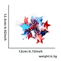 Patriotic red blue white star hair clip for Independence Day party, 12.5cm size - Red White Blue Star Style