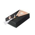 Schwarze Abschluss-Geschenkbox mit Smoking-Design und dekorativem Quastenverschluss - Schwarze Talar-Schubladenbox