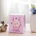 Sacchetto regalo in carta rosa per baby shower con disegni animati di polpo - Sacchetto di caramelle rosa medio