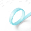 Sky blue 3mm polyester ribbon with fine texture for gift wrapping and DIY crafts - 3mm*25 Yards / Baby Blue