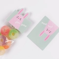 Cute green rabbit food packaging card with clear bag for candy and cookies - Rabbit Header Card / 20 Pieces Set