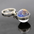 Portachiavi con sfera di vetro del sistema solare a doppia faccia con design di Mercurio - Mercurio