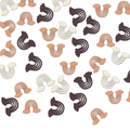 Set di coriandoli arcobaleno in terracotta e crema per decorazione baby shower e vivaio - Tipo standard