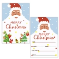 Christmas party invitation card set featuring Santa Claus design and RSVP details - Santa Claus