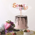 Spooky Baby Halloween cake topper set with ghosts and bats for festive party decoration - Spooky Baby Cake Toppers